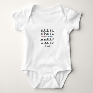 Body Para Bebé Alfabeto asirio babyonesio