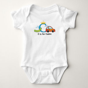 Body Para Bebé Alfabeto C para los niños T-Shirt