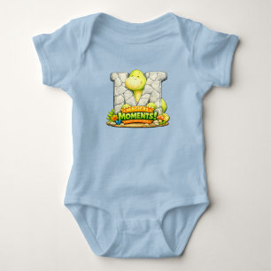 Body Para Bebé 🦕💙 Alfabeto Dino “M” Bodysuit Bebé 👶✨
