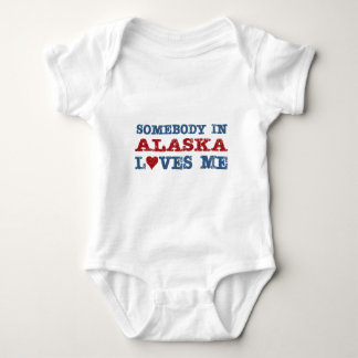 Body Para Bebé Alguien en Alaska me ama