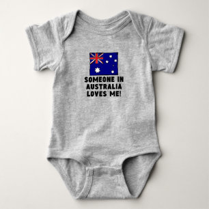 Body Para Bebé ¡Alguien en Australia me ama!