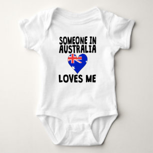 Body Para Bebé Alguien en Australia me ama