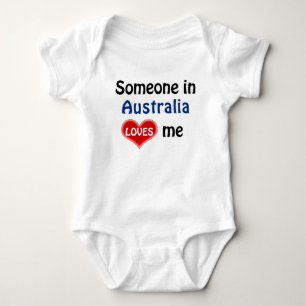 Body Para Bebé Alguien en Australia me quiere