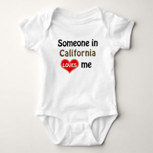 Body Para Bebé Alguien en California me quiere