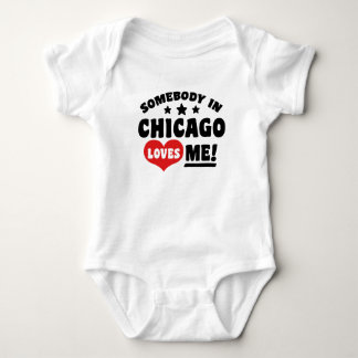 Body Para Bebé Alguien En Chicago Me Ama Chupete