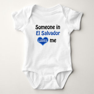 Body Para Bebé Alguien en El Salvador me ama
