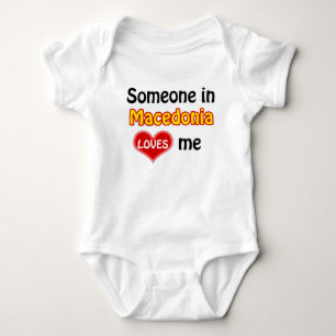 Body Para Bebé Alguien en Macedonia me quiere