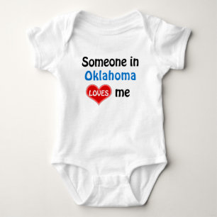 Body Para Bebé Alguien en Oklahoma me ama