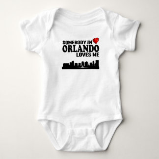 Body Para Bebé Alguien en Orlando me ama