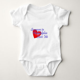 Body Para Bebé Alguien en Philadelphia me ama