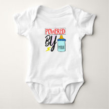 Alimentado Por Leche Bebé Bodysuit