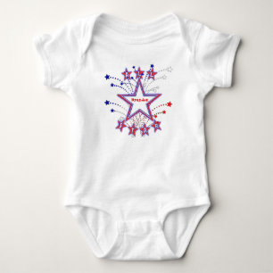 Body Para Bebé All Star Boys Red White & Blue Infant Creeper