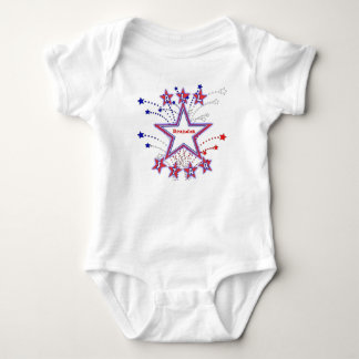 Body Para Bebé All Star Boys Red White & Blue Infant Creeper