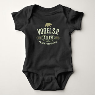 Body Para Bebé Allen Family Reunion Baby Bodysuit