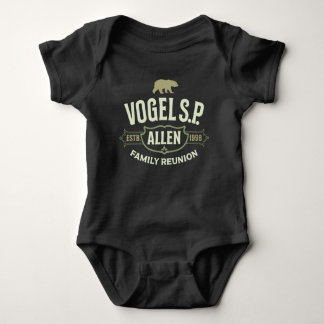Body Para Bebé Allen Family Reunion Baby Bodysuit