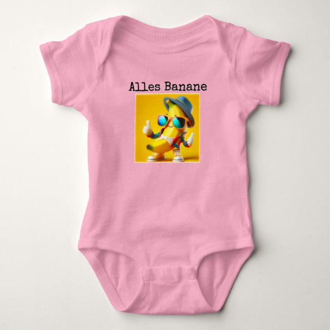 Body Para Bebé Alles Banane T-Shirt (Anverso)