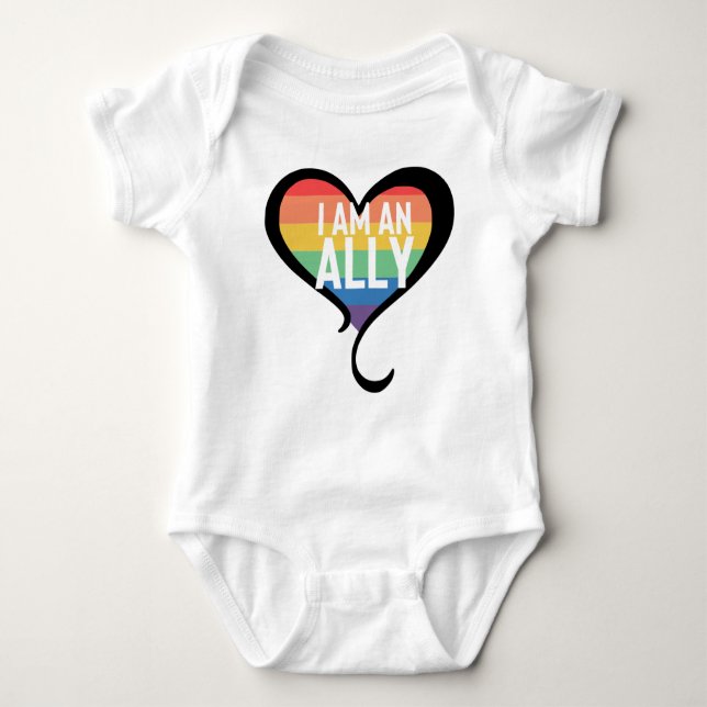Body Para Bebé Ally Orly Rainbow Baby Bodysuit (Anverso)