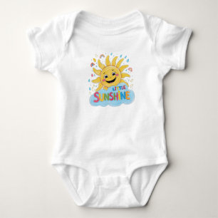 Body Para Bebé Almohada y Corona Estilo Crayón de Estrellita