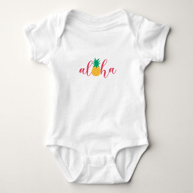 Body Para Bebé Aloha (Anverso)