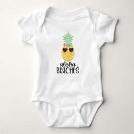 Body Para Bebé Aloha Beach Pineapple