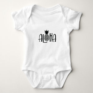 Body Para Bebé Aloha con una piña