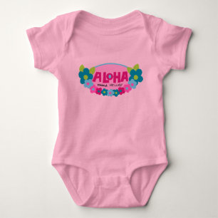 Body Para Bebé Aloha significa Hola niñera