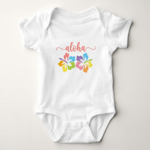 Body Para Bebé Aloha Summer Pastel
