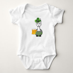 Body Para Bebé alpaca del día de los patriotas felices