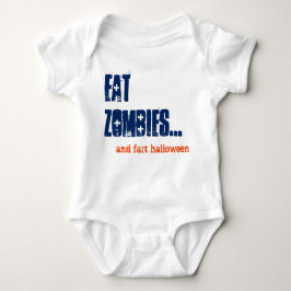 Body Para Bebé Alt Funny Baby Eat Zombies Halloween Baby Grow