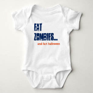 Body Para Bebé Alt Funny Baby Eat Zombies Halloween Baby Grow