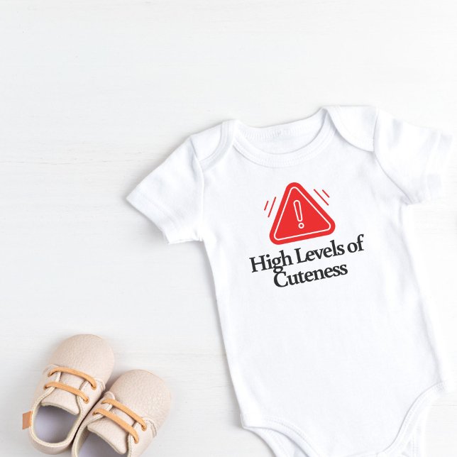 Body Para Bebé Altos niveles de cualidad (High Levels of Cuteness Baby Bodysuit)