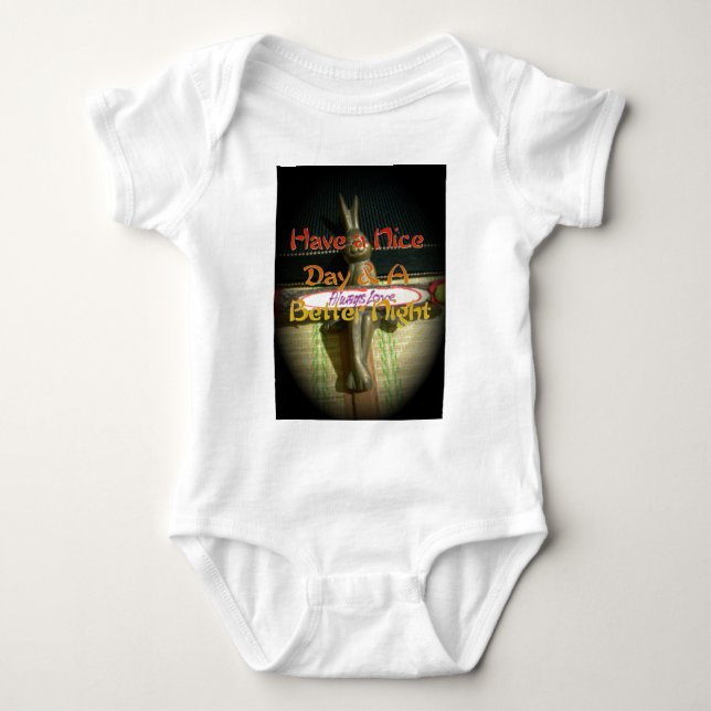 Body Para Bebé Alwaus Ama Hakuna Matata Tiene un buen día y un Se (Anverso)