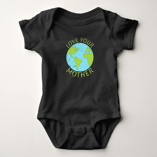 Body Para Bebé Ama el Día de la Madre Tierra (Anverso)