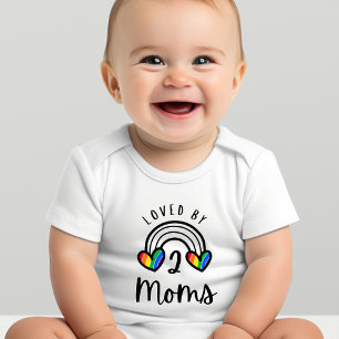 Body Para Bebé Amado por dos mamás Orgullo Baby Bodysuit