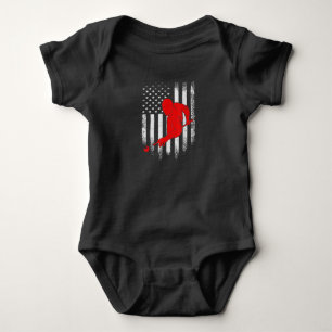 Body Para Bebé Amante Billiards Regalo de Bandera Americana Bill