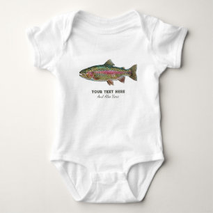 Body Para Bebé Amante de la Pesca Personalizado – Diseño de Pesca