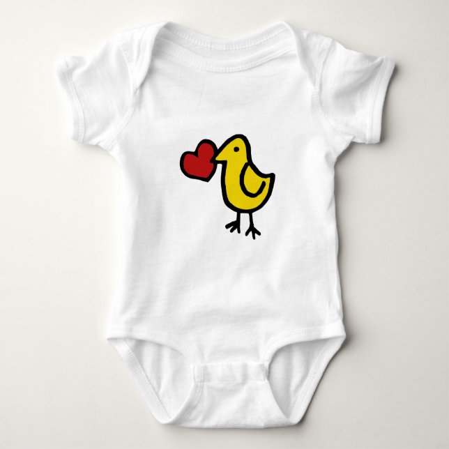 Body Para Bebé Amar a Bird (Anverso)