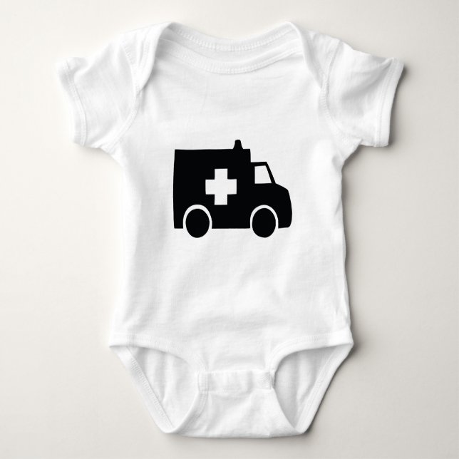 Body Para Bebé ambulancia (Anverso)