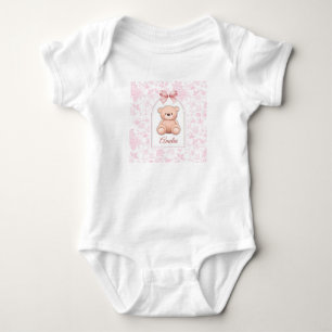 Body Para Bebé Amelia   Diseño personalizado de vivero de osito d