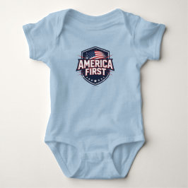 Body Para Bebé America First - T-Shirt