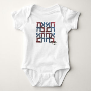Body Para Bebé American Ahava Love Baby Bodysuit