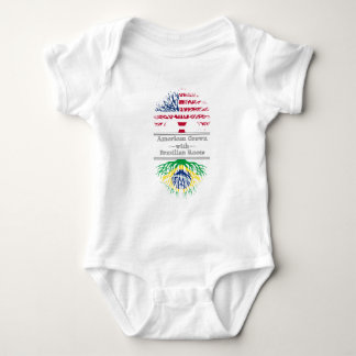 Body Para Bebé American Grown With Brazilian Roots Great Gift