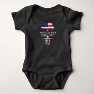 Body Para Bebé Americano crecido con el diseño de Italia   de las