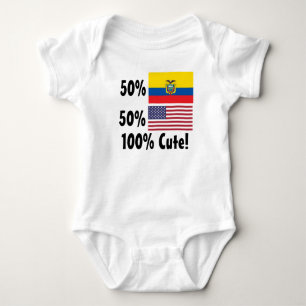 Body Para Bebé Americano del Ecuadorian el 50% del 50% el 100%