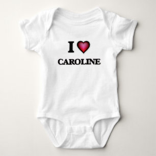 Body Para Bebé Amo a Caroline