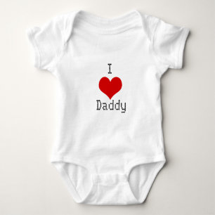 Body Para Bebé Amo a Daddy Onsie