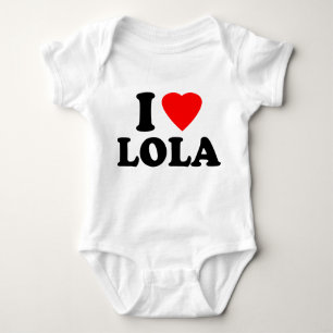Body Para Bebé Amo a Lola