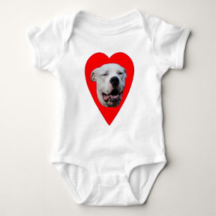 Body Para Bebé Amo a los Dogo Argentinos