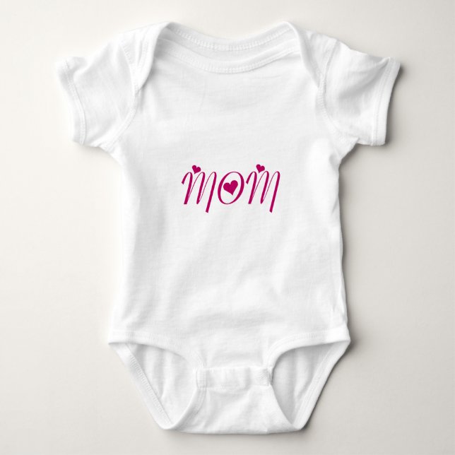 Body Para Bebé Amo a mamá (Anverso)