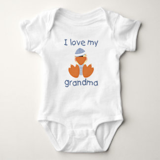 Body Para Bebé Amo a mi abuela (niño pato)